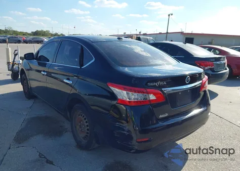 2015 Nissan Sentra Sv из США, поврежденный, VIN 3N1AB7AP6FY296503